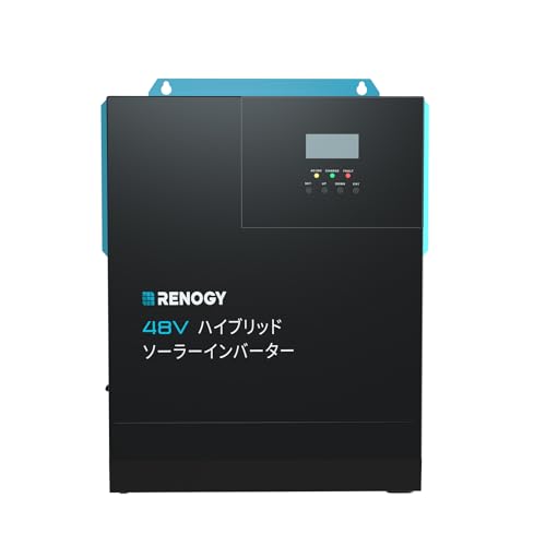 Amazon.co.jp: Renogy 純正正弦波インバーター 48V 5000W、新しい