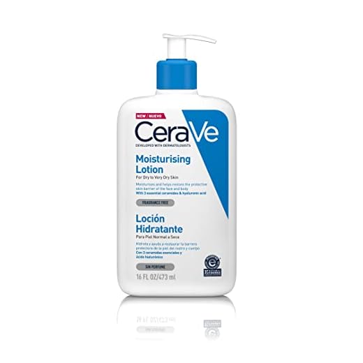 Cerave loción hidratante para pieles secas y muy secas, 473ml, sin perfume