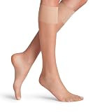 FALKE Kobiety Podkolanówki Shelina 12 DEN W Kh ultra transparentny przezroczyste jednokolorowe 1 Para, Cieliste Golden 4699, 39-42