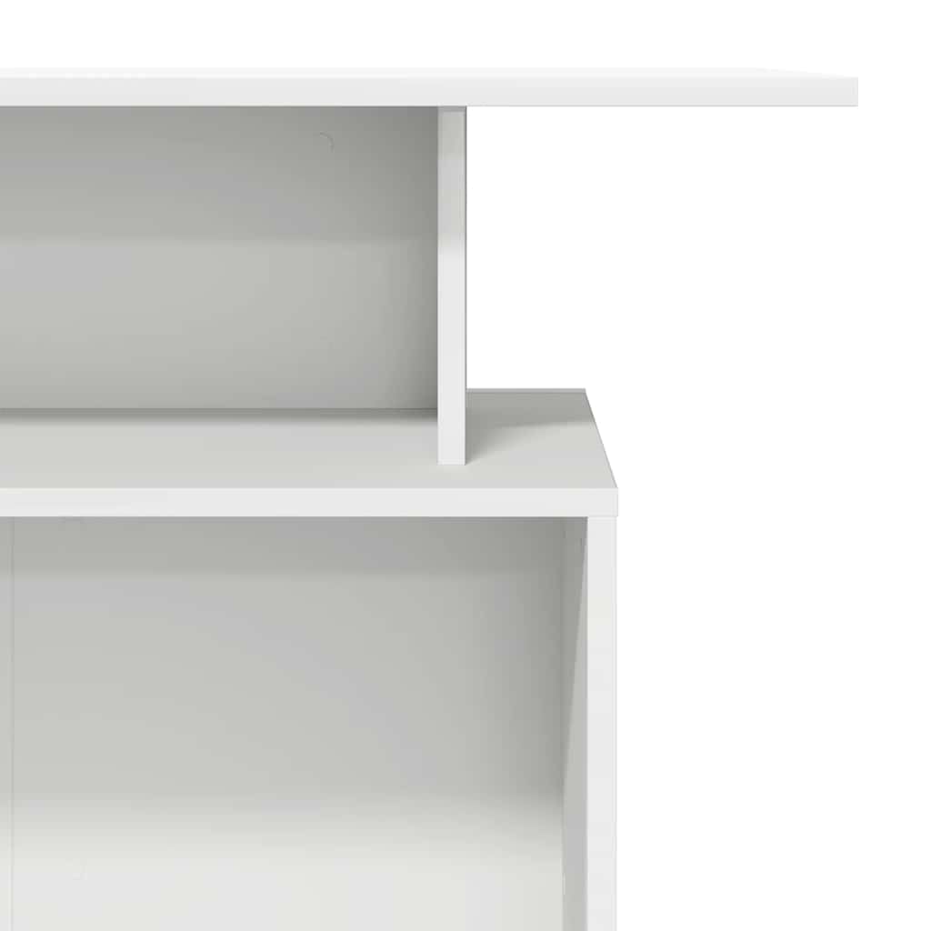 vidaXL Mostrador de recepción Blanco 100x40x104 cm Madera de ingeniería