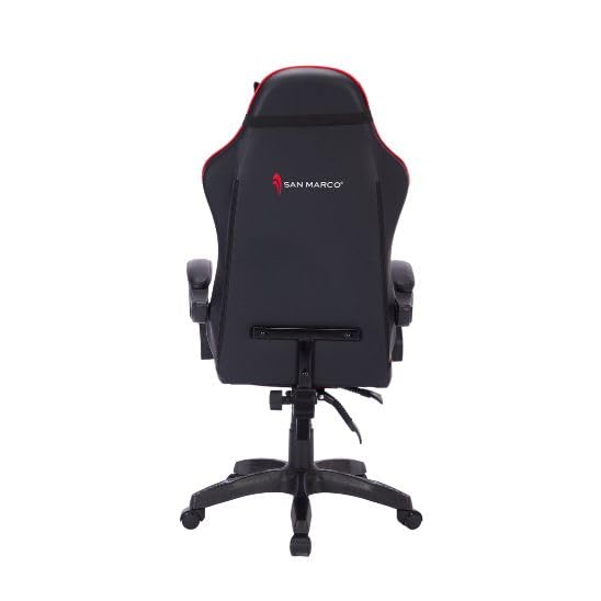 San Marco Sedia Gaming Ergonomica (Rosso)