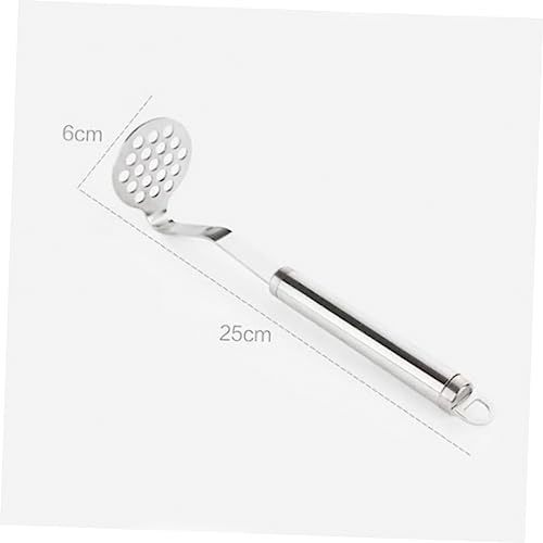 Kartoffelstampfer, 2 Stück, Kartoffelpresse, Kartoffelstampfer, Doppelstampfer, Kartoffelstampfer, Edelstahl, Kartoffelfleischstampfer, Kartoffelpresse, Quetscher, Obst ( Color : As Shownx2pcs , Size