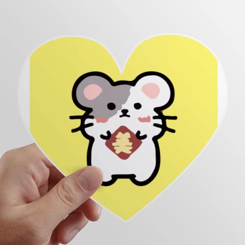 Esaquisito Cartoon Favoloso Propizioso Heart Vinyl Sticker Luggage Graffiti Decal