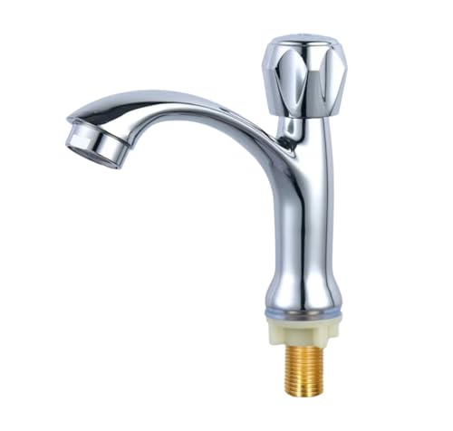 DHJUSPS Grifo para Lavabo, Lavabo para baño, Grifo de Agua fría Individual, Grifo para Lavabo de Mesa, Cantina Escolar, Grifo para Lavabo médico, plástico Estilo H Thriving