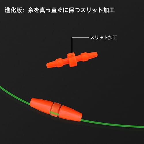 SAN LIKE フカセからまん棒 ウキゴム ミックスカラー