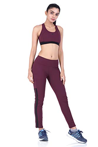 Image of Women's JUST-Dry Ankle Length Gym Workout Yoga Fitness Active Sports Pants