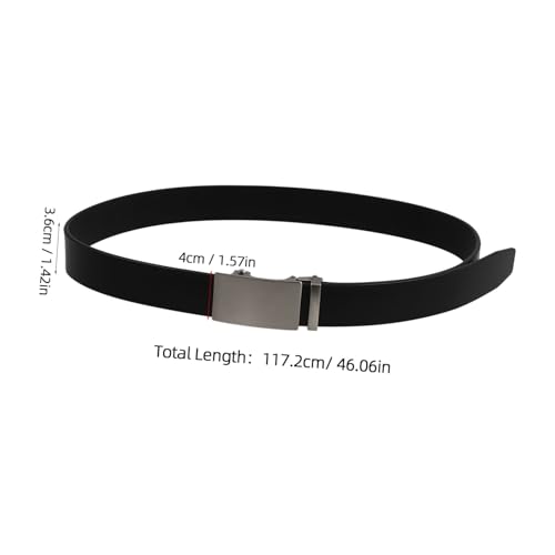 2pcs Retro Automatic Buckle Ratchet Belt Adjustable Waist Belt and Versatile Fashion Accessory for Business and Casual Attire Tpu and Construction2