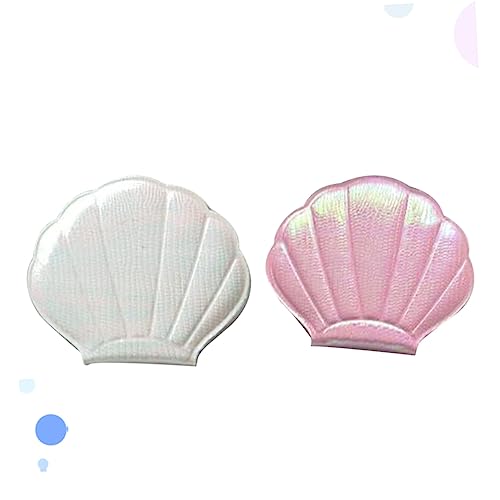 Miroir pliable coquillage double face compact accessoire beauté nomade pack de 3