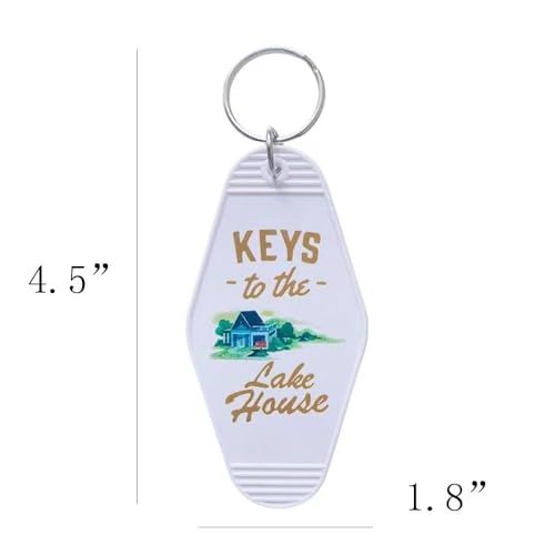 Image of Keys To The Lake House Keychain Funny Lake House Key Chain Lake House Accessories New Home Gifts