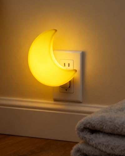 Lámpara de Noche Inteligente Moon Luz Cálida Sensor miniatura 3