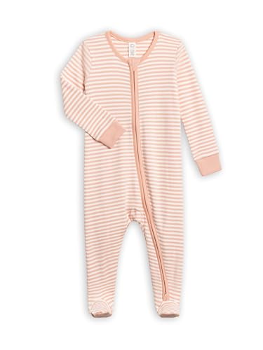 Image of Colored Organics Baby Zip-Up Footed Sleeper with 2-Way Zipper - Organic Cotton Pajamas