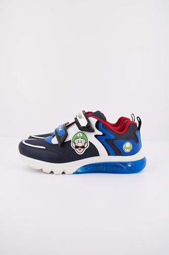 Geox Garçon Ciberdron Boy Shopping-Feed;niño;Zapatillas-Bajas-niño, Navy Royal, 35 EU