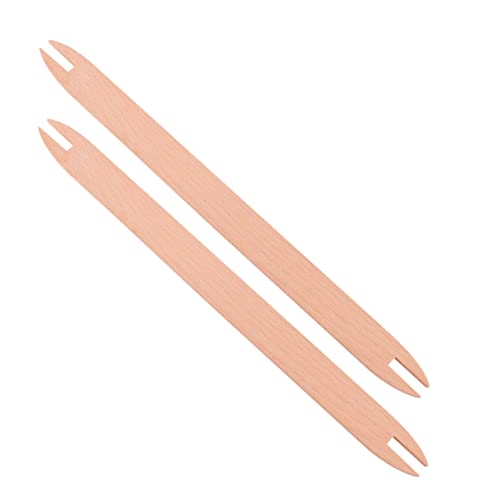 DOITOOL DIY Craft Accessory Set 2 Wooden Knitting Weaving Sticks for Knitted Scarves