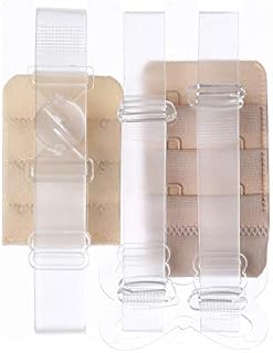 Perfection Secret Straps Essential Invisible Bra Strap Solutions, Clear Bra Straps, Racer Back Clip, Bra Extender, Low Back Bra Converter