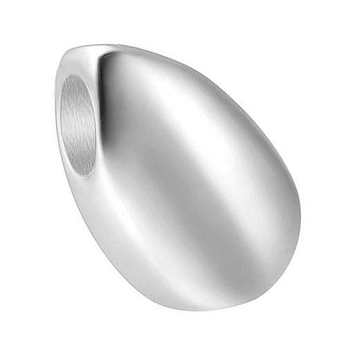 COHEALI 3 Stück Edelstahl-Halskette Diffusoren Für Ätherische Öle Schmuck-Halskette Diffusor-Anhänger Charm-Medaillons Für Asche Wassertropfen-Halskette