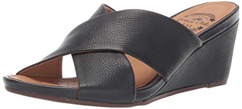 Image of Driver Club USA Women's Womens Genuine Leather Made in Brazil Beach Wedge Sandal