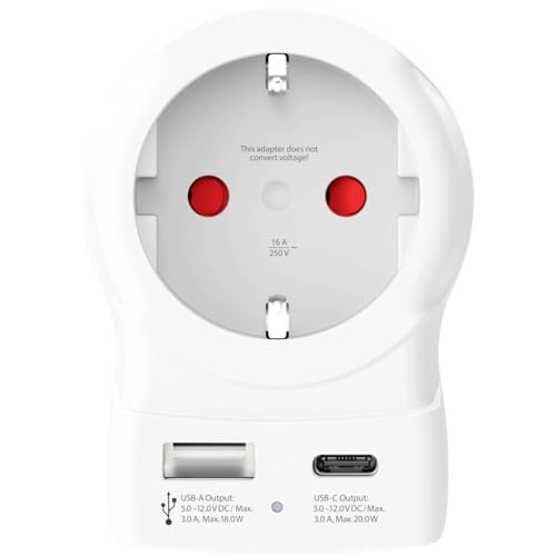 Voyager aux USA avec le SKROSS Europe to US USB AC20PD pour rester connecté à New York