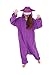 SAZAC Gengar Pokemon Kigurumi - Onesie Jumpsuit Halloween Costume (Purple)