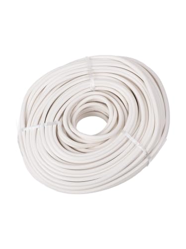 FUANA Blocco per rivestimento piscina, 36,6 m, a forma di T, per piscine interrate e fuori terra, in plastica bianca