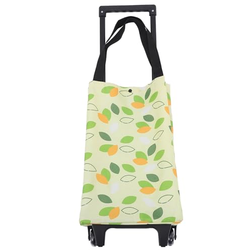 Sac de course à roulettes pliable en tissu Oxford robuste pour la maison
