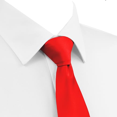 Image of Dibi Solid Color Ties for Men, Formal Mens Ties, Neck Tie, Classic Tie for Boys Women Teens, Wedding Business Costume Necktie
