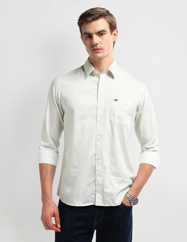Image of Arrow Sports Manhattan Slim Fit Cotton Shirt