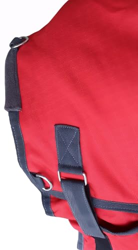 Image of 1200D Horse Turnout Blanket Waterproof, Breathable, Heavy-Weight Winter Blanket with 300g Fill, Ripstop Outer Shell
