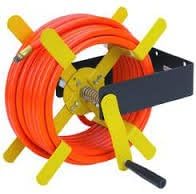 Central Pneumatic Air Hose Reel, Holds 100ft, Max 120 PSI, Wall Mount, Orange