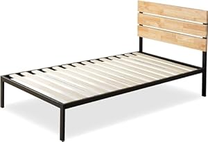 Zinus Paul Bett 100x200 Natural Brown