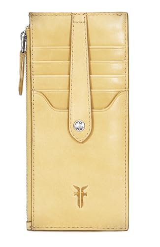 Image of Frye, Womens, Melissa Snap Card Wallet, Ripen Banana, One Size