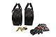 made4bikers Bedruckte Koffer Innentaschen passend für Harley-Davidson Road King sowie Road-, Street- und E-Glide Modelle mit Kunststoff Koffer