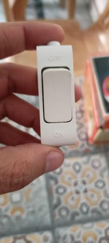 Image of Hanging Bed Switch| Push Button| Rocket PC Electrical On /Off Button| White Pack of 5 Pcs