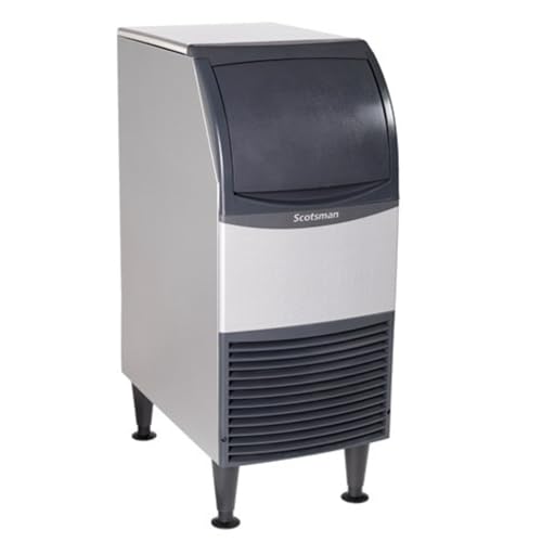 Scotsman UN0815A-1 15-Inch Air-Cooled Nugget Undercounter Ice Maker Machine with 36 lb. Storage Capacity, 79 lbs/Day, 115v, NSF