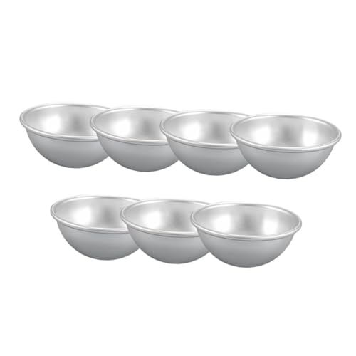 EPIGEIST 9個 アルミ製半球型エッグタルト型 耐熱 変形防止 小型ベーキングパン 繰り返し使用可能 焼きムラ防止 お菓子作り用キッチンツール