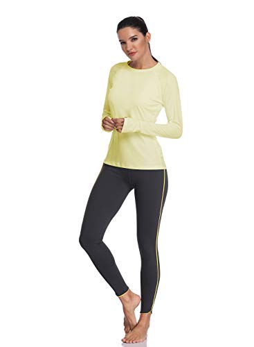 HISKYWIN Women's UPF 50+ Sun Protection Long Sleeve Shirts Outdoor Hiking Fishing Tops
