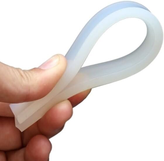 1Meter/pc Solid Silicone Rubber Sealing Strip 5mm X 5mm/10mm/15mm/20mm/30mm High Temperature Resistant Weatherstrip(10x20mm)