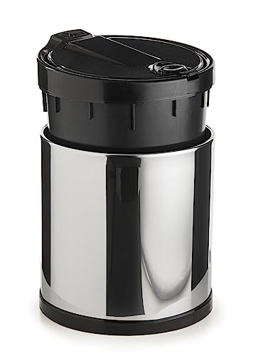 Lixeira de Lixo Inox 2.5 Litros Click Multi-Ambiente - Exclusivo K80 (Preto)