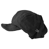 FerneeButy Chapela Vasca para Mujer - Diseño Retro Holgado y Transpirable con 6,5 cm (2.6 Inch) de ala- Negro Grisáceo