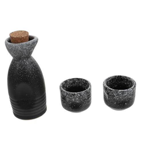 KOCKSHION 日式清酒具 製ヴィンテージ酒器 徳利壺杯 シンプルデザイン 素材 和風酒器 ホームパーティー用