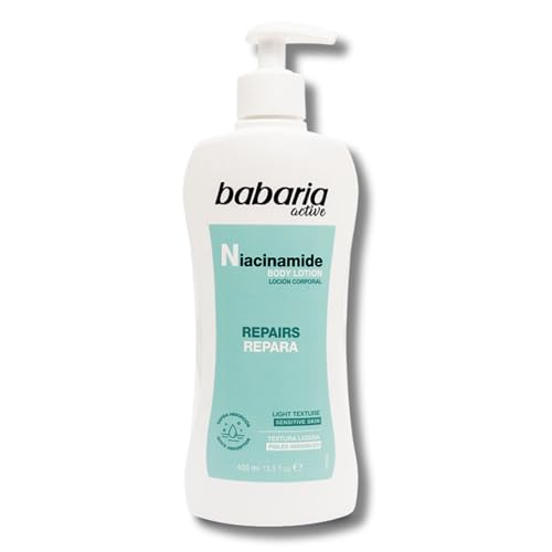 Babaria - Crema Corporal Con Niacinamida | Body Milk 400ml | Crema Con Niacinamida | Crema Hidratante Hombre Y Mujer | Crema Cuerpo