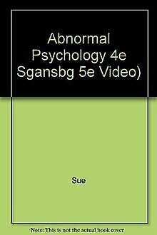 Paperback Sue Abnormal Behavior Sg 4ed Book