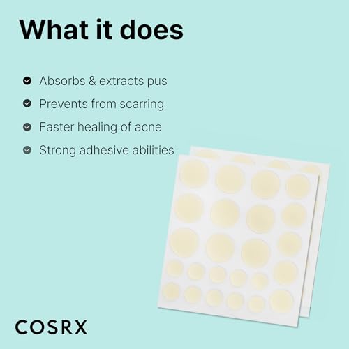 COSRX Acne Pimple Patches Absorbing Hydrocolloid Spot, 3 Size (48 Count) - image 7