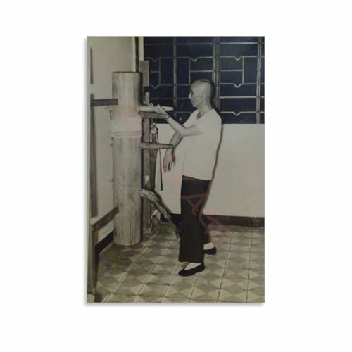 IP Man Famous Wing Chun Master Portrait Poster (3) Canvas Painting Posters And Prints Wall Art for Living Room Bedroom Decor 12x18inch(30x45cm) Unframe-style