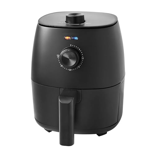 CLMSTE Black 2.2 qt Air Fryer, Nonstick