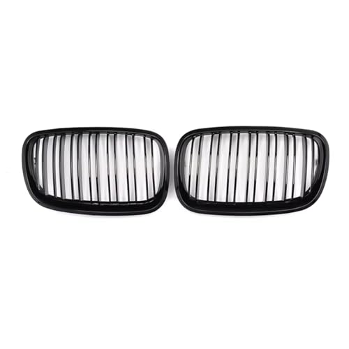 Parrilla de radiador premium para X5 y X6, acabado negro brillante de doble listón