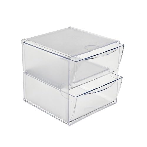 Deflecto DEF350101 Stackable Cube Organizer