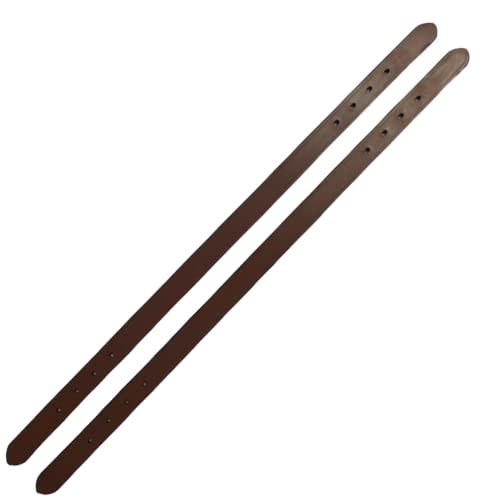 Majestic Ally Coroa de substituição de couro liso de 2 peças para gola de cabeça/cabeçote (castanho)
