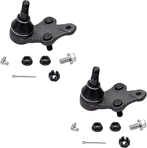 Image of Detroit Axle - 4pc Front End Control Arms Kit for 2003-2006 Kia Sorento, 2 Upper Control Arms w /Ball Joint 2 Lower Ball Joints 2004 2005 Replacement