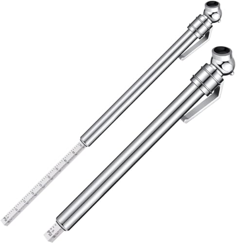 Image of BBTO 2 Pcs 5-50 Psi Low Pressure Tire Gauges Pencil Tire Gauges