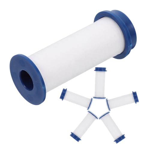 OSALADI 6pcs Core Replacement Filter for High Pressure Shower Easy to Install Efficient Bathroom Sprinkler Filter for Clean Water Compatible Shower Systems